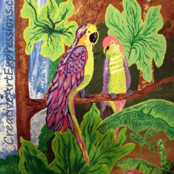  Bird on left finished