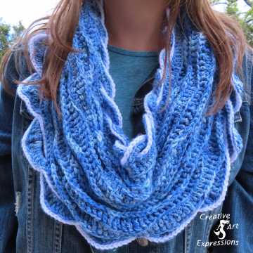 Crocheted Sea Breeze Infinity Scarf Adult Teen,  Sapphire Sea, Lapis Blue, Adult Teen, Sea Breeze Collection, Unique Gifts, Handmade Winter Scarf, Handmade Fashion, Mermaid at Heart, Ocean Crochet, Crocheted Sea Breeze Infinity Scarf Adult Teen,  Sapphire Sea, Lapis Blue, Adult Teen, Sea Breeze Collection, Unique Gifts, Handmade Winter Scarf, Handmade Fashion, Mermaid at Heart, Ocean Crochet,