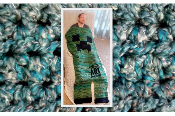 MOB Gamer Blanket PDF Pattern