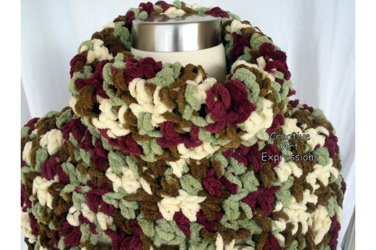 Katniss Cowl Inspired, Everdeen Huntress Cowl, Scarf,