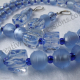 Creative Art Expressions Handmade Blue Necklace & Earring Jewelry Set