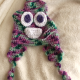 Unicorn Poop Toddler Hat Crocheted Pink Green Purple Mint