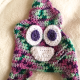 Unicorn Poop Toddler Hat Crocheted Pink Green Purple Mint