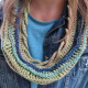 Sea Breeze Infinity Scarf in Mystic Sea
