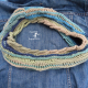 Sea Breeze Infinity Scarf in Mystic Sea