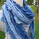 Sea Breeze Long Infinity Scarf in Sapphire Sea Adult Teen