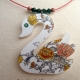 Handmade Summer Swan Necklace