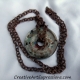 Creative Art Expressions Handmade Antique Copper Circle Necklace