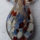 Handmade Blue & Mahogany Necklace Bracelet & Earring Je
