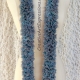 Hand Knitted Ice Blue Sassy Ribbon Scarf