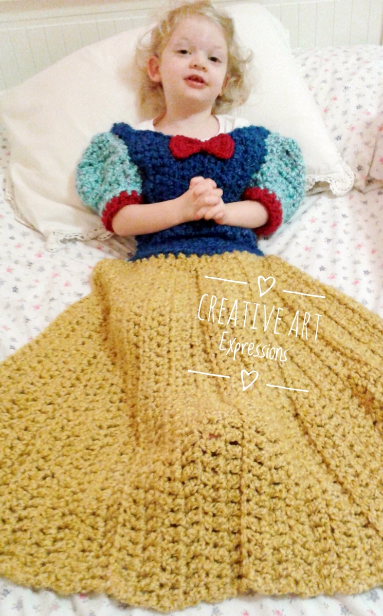 Fair Princess Dress Blanket Royal Toddler