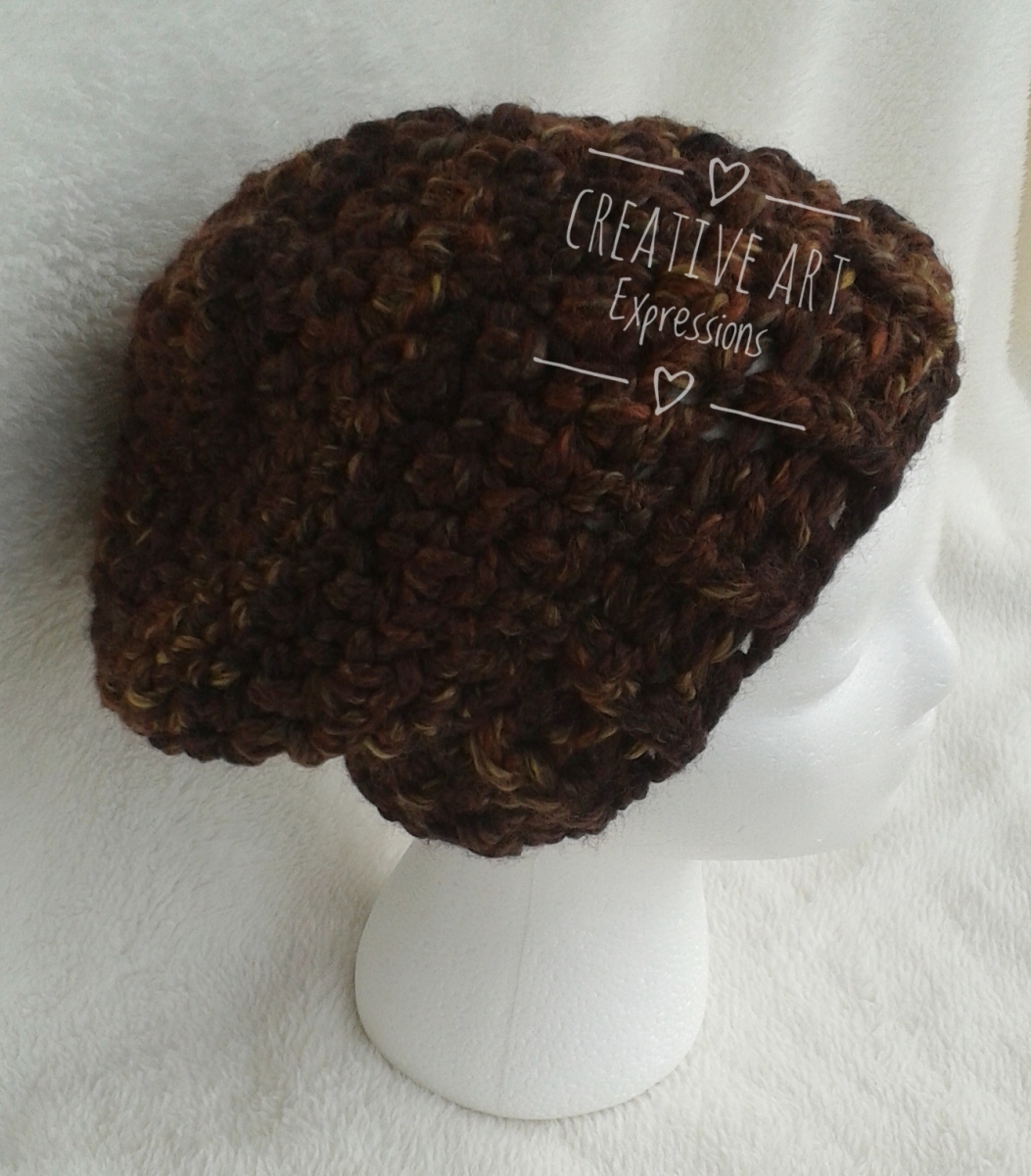 Chunky Slouchy Hat in Sequoia