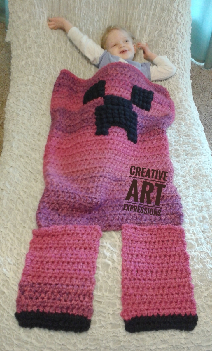 Hot Pink 12-24 month MOB Gamer Blanket