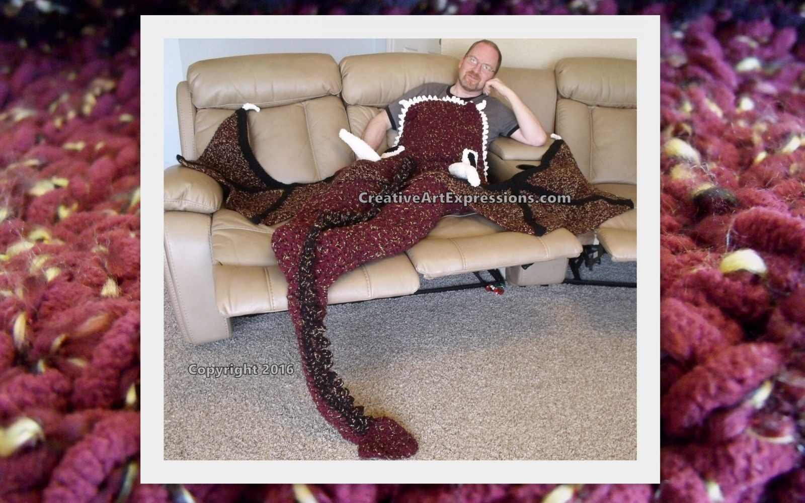 Adult Teen Dragon Blanket 