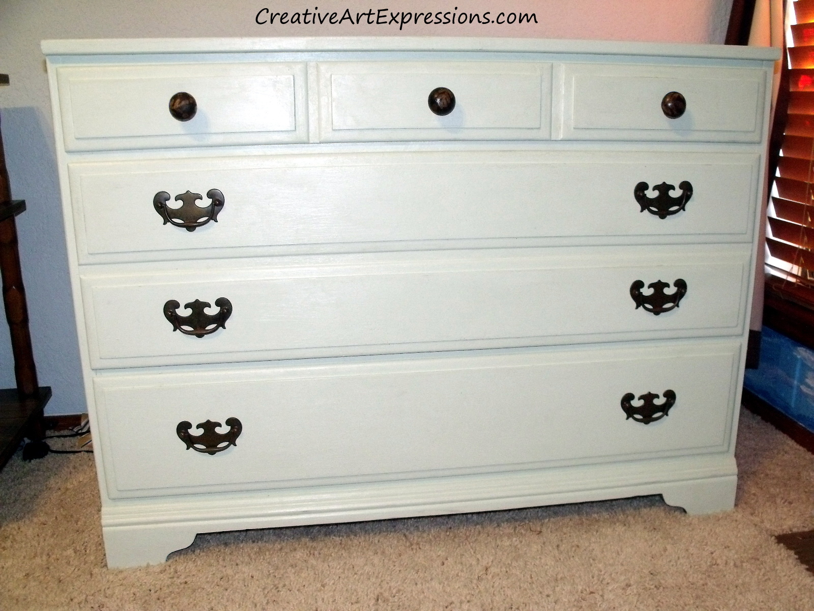 Creative Art Expressions Chalk Paint Up cycled Dresser