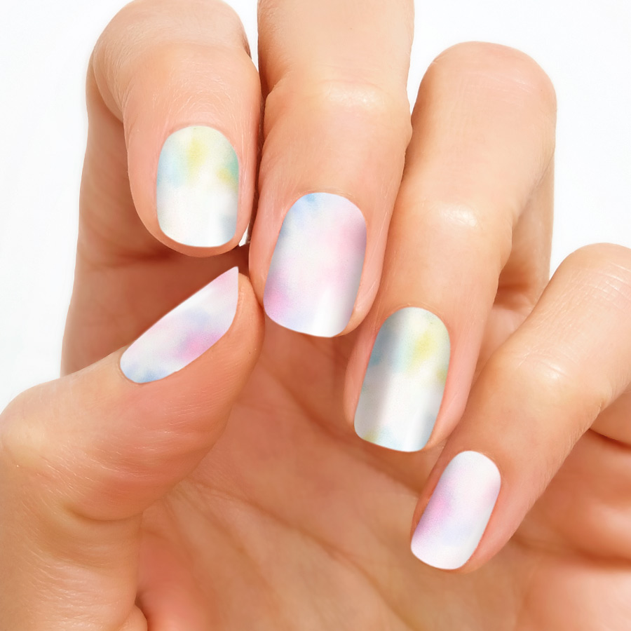 Don't Quit Your Daydream tie dye nail polish strips