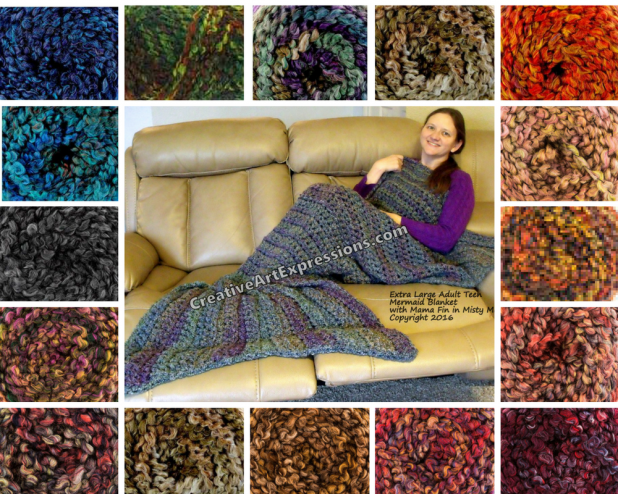 Extra Large Mermaid Blanket Made To Order