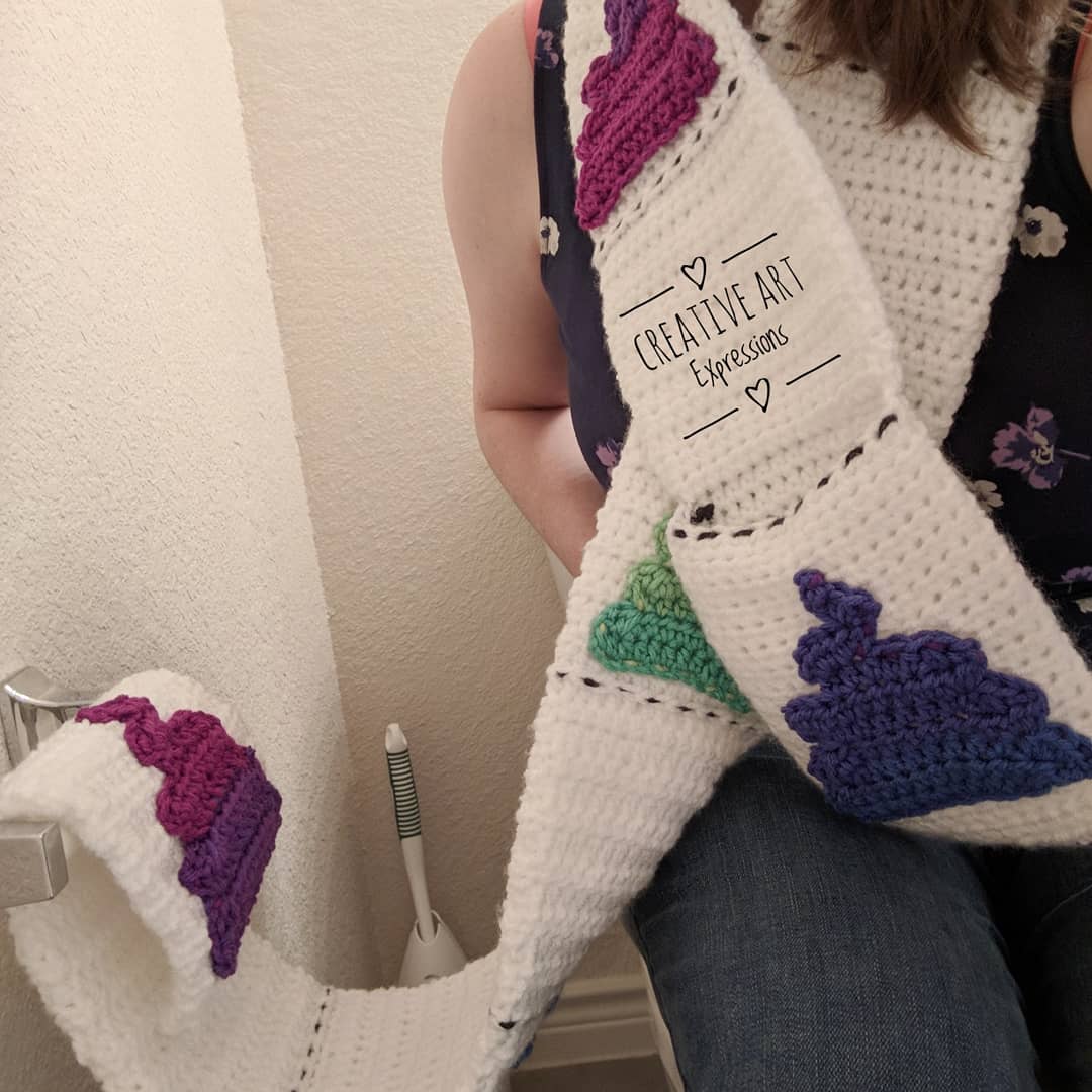 Toilet Paper Unicorn Poop Emoji Scarf