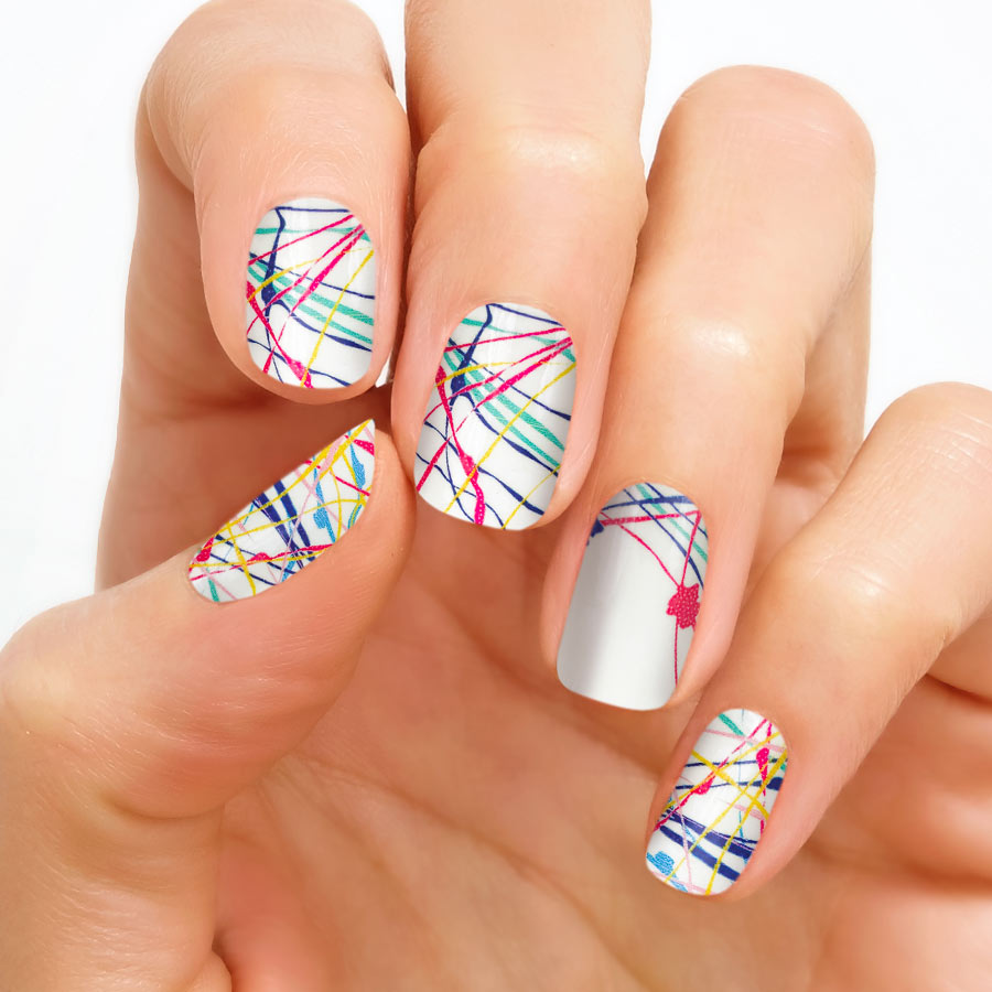 Splatter Paint Nail Polish Strips